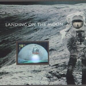 Scott# 3413 "$11.75 "LANDING on the MOON" HOLOGRAM SHEET (1) MINT