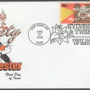 Scott# 3204/1727 "SYLVESTER and TWEETY - LOONEY TUNES" ARTMASTER UNADDRESSED FIRST DAY COVER