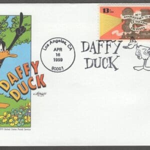 Scott# 3306/1727 "DAFFY DUCK - LOONEY TUNES" ARTMASTER UNADDRESSED FIRST DAY COVER