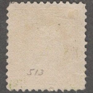 Scott# 513 "FRANKLIN" USED, NEW ALBIN IOWA DBL OVAL CANCEL, VERY NICELY CENTERED - Image 2