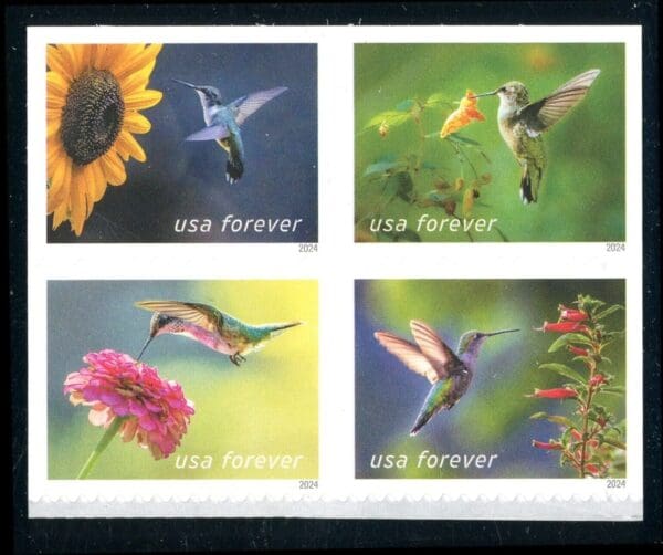 Scott# 5845-48 "GARDEN DELIGHTS" BOOKLET BLOCK (4) MNH