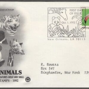 Scott# 2707 "WILD ANIMALS - FLAMINGO" FDC WITH CEREMONIAL CANCEL