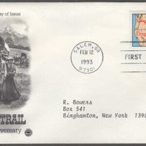 Scott# 2747 "OREGON TRAIL" ARTCRAFT FIRST DAY COVER