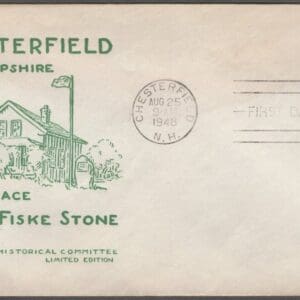 Scott# 965 "HARLAN STONE - SCOTUS" on CHESTERFIELD HISTORICAL SOCIETY OFFICIAL FDC