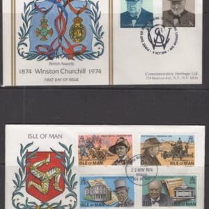 SIR WINSTON CHURCHILL 1874-1974 100 YEAR (20) COVER BOXED COLLECTION - Image 10