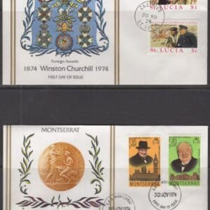 SIR WINSTON CHURCHILL 1874-1974 100 YEAR (20) COVER BOXED COLLECTION - Image 13