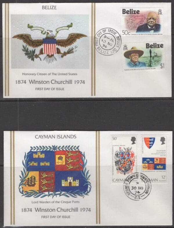 SIR WINSTON CHURCHILL 1874-1974 100 YEAR (20) COVER BOXED COLLECTION - Image 15