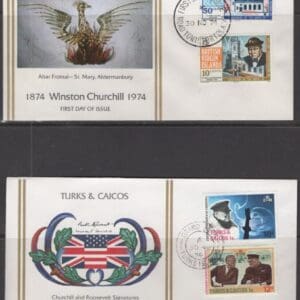 SIR WINSTON CHURCHILL 1874-1974 100 YEAR (20) COVER BOXED COLLECTION - Image 16