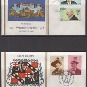 SIR WINSTON CHURCHILL 1874-1974 100 YEAR (20) COVER BOXED COLLECTION - Image 19