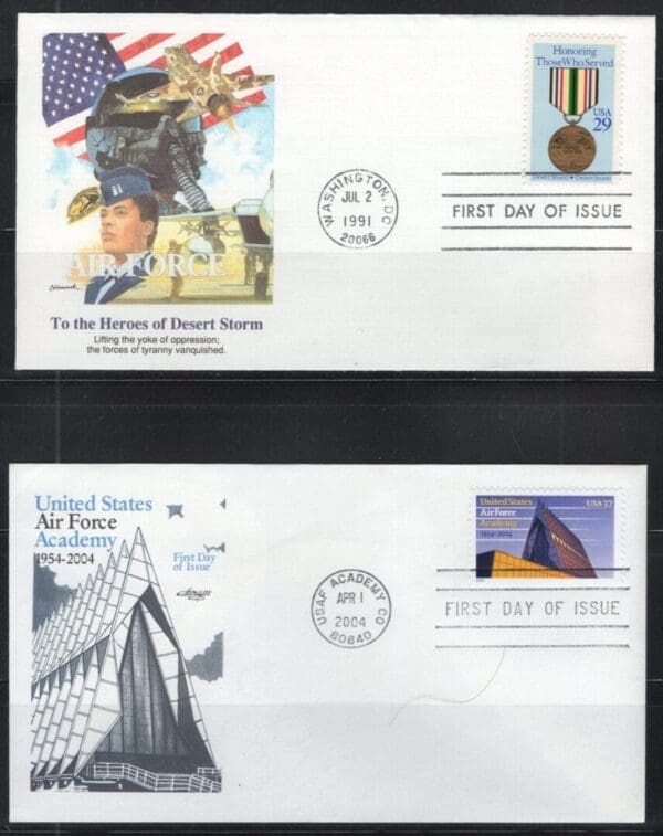 MILITARY HISTORY FIRST DAY COVER SET of (10) COVERS by FLEETWOOD - Image 3