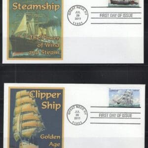 MILITARY HISTORY FIRST DAY COVER SET of (10) COVERS by FLEETWOOD - Image 5