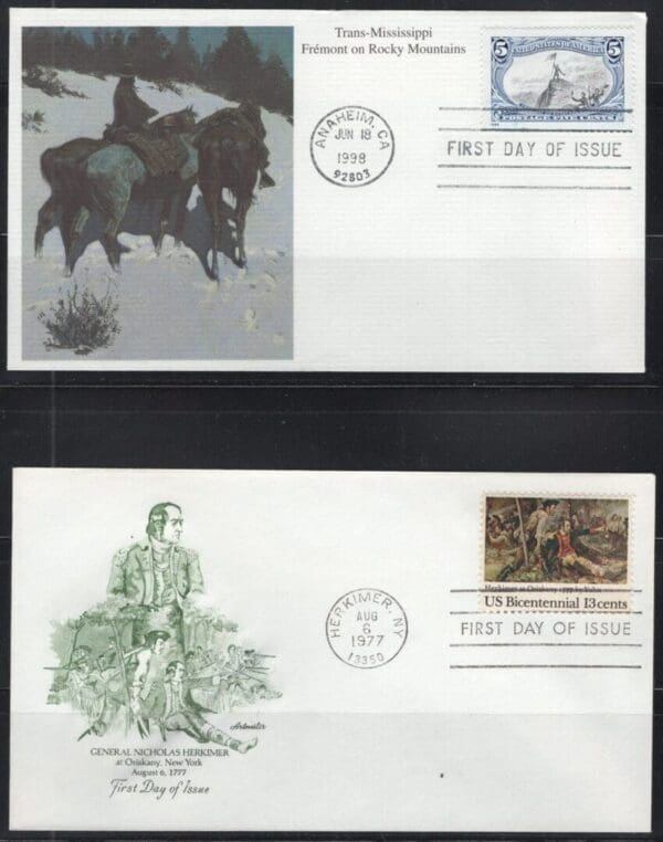 MILITARY HISTORY FIRST DAY COVER SET of (10) COVERS by FLEETWOOD - Image 9