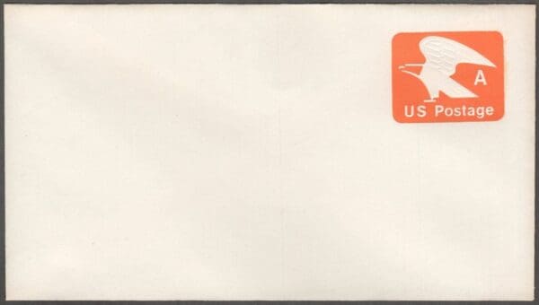 Scott# U580 "A" RATE EMBOSSED ENVELOPE, CLEAN & SOUND