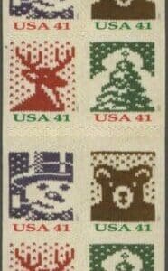 Scott# 4211a-14a BK305 "HOLIDAY KNITS" UNEXPLODED BOOKLET PANE (20) MNH - Image 2