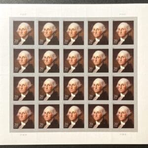 Scott# 4504 "GEORGE WASHINGTON" MNH S/A FULL SHEET (20)