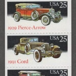 Scott# 2381-85 BK164 "CLASSIC CARS" MNH INTACT BOOKLET (20) - Image 2