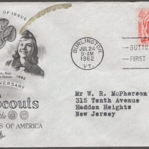 Scott# 1199 "GIRL SCOUTS" ARTCRAFT FIRST DAY COVER