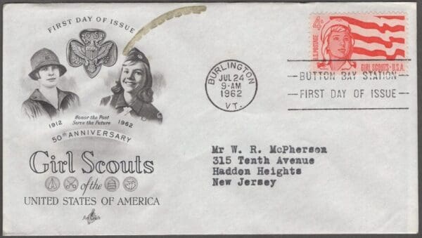 Scott# 1199 "GIRL SCOUTS" ARTCRAFT FIRST DAY COVER