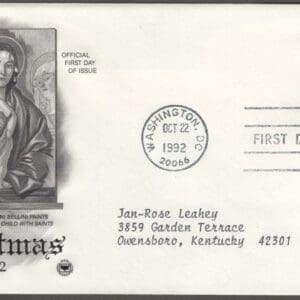 Scott# 2710 "MADONNA" ARTCRAFT FIRST DAY COVER