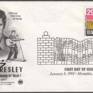 SCOTT# 2721 "ELVIS" ARTCRAFT FIRST DAY COVER WITH CEREMONIAL FIRST DAY CANCEL