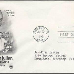 Scott# 2746 "PERCY LAVON JULIAN - SCIENTIST" ARTCRAFT FIRST DAY COVER