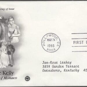 Scott# 2749 "GRACE KELLY - ACTRESS - PRINCESS" PCS FIRST DAY COVER