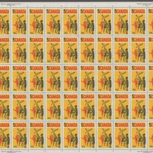 CANADA Scott# 483 "LA CROSSE" MNH FULL SHEET (50) NICELY CENTERED