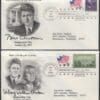 BILL CLINTON INAUGURAL COVER SET (2) WITH WASHINGTON D.C. SPECIAL CANCEL