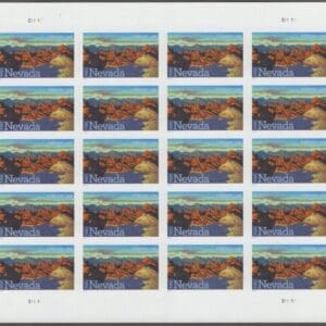 Scott# 4907 "NEVADA STATEHOOD" MNH FULL SHEET(20) NICELY CENTERED