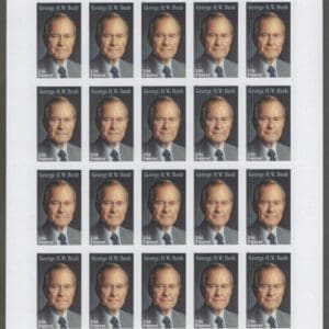 Scott# 5393 "GEORGE H W BUSH" MNH FULL SHEET (20) NICELY CENTERED