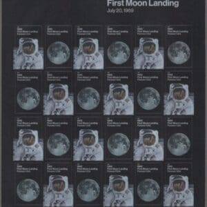 Scott# 5399-5400 "MOON LANDING 50th ANNIVERSARY" FULL SHEET (20)
