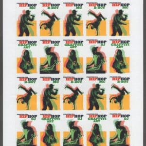 Scott# 5480-83 "HIP HOP" MNH SE-TENANT FULL SHEET (20)