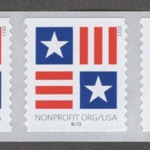 Scott# 5756a "PATRIOTIC BLOCK - NON PROFIT" MNH PNC7, PLATE # B222 VARIETY