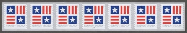 Scott# 5756a "PATRIOTIC BLOCK - NON PROFIT" MNH PNC7, PLATE # B222 VARIETY