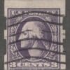 Scott# 535 "WASHINGTON" USED, SCHERMACK TYPE III, FLAG CANCEL, NICELY CENTERED