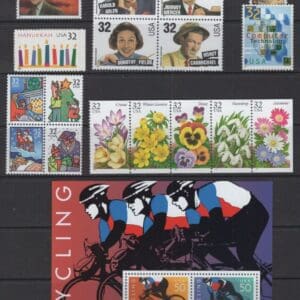 Alternative view of 1996 COMMEMORATIVES YEAR SET (90) ISSUES, MNH, NICELY CENTERED