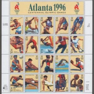 1996 COMMEMORATIVES YEAR SET (90) ISSUES, MNH, NICELY CENTERED - Image 3