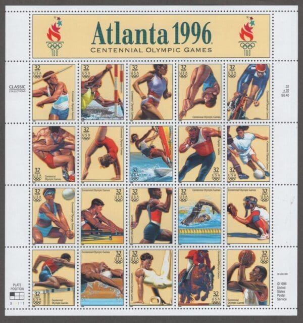 1996 COMMEMORATIVES YEAR SET (90) ISSUES, MNH, NICELY CENTERED - Image 3