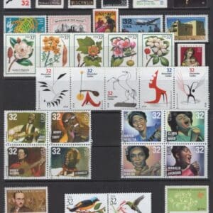 1998 COMMEMORATIVES YEAR SET (77) ISSUES, MNH, NICELY CENTERED