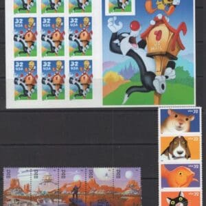 Alternative view of 1998 COMMEMORATIVES YEAR SET (77) ISSUES, MNH, NICELY CENTERED