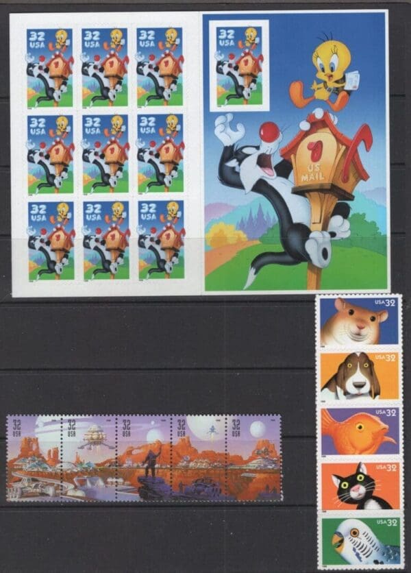 1998 COMMEMORATIVES YEAR SET (77) ISSUES, MNH, NICELY CENTERED - Image 2