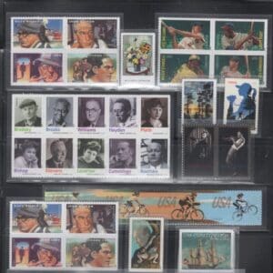 2012 COMMEMORATIVES YEAR SET (69) ISSUES, MNH *WITH BONUS MOUNTS*