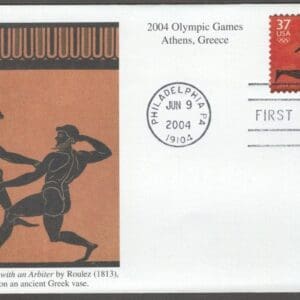 Scott# 3863 "SUMMER OLYMPIC GAMES - ATHENS, GREECE" FIRST DAY COVER