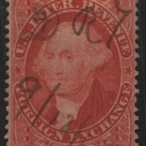 Scott# R68C "WASHINGTON" USED REVENUE, DATED PEN CANCEL