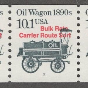 Scott# 2130b "OIL WAGON" MNH PRECANCEL PNC3, PLATE # 2, NICELY CENTERED
