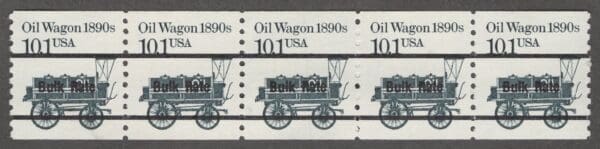 Scott# 2130a "OIL WAGON" MNH COIL PRECANCEL PNC 5, PLATE # 1