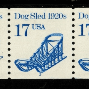 Scott# 2135 "DOG SLED" MNH PNC5, PLATE# 2, NICELY CENTERED