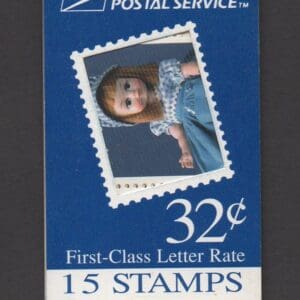 Scott# BK266 "AMERICAN DOLLS" UNEXPLODED MAKESHIFT BOOKLET (15) MNH