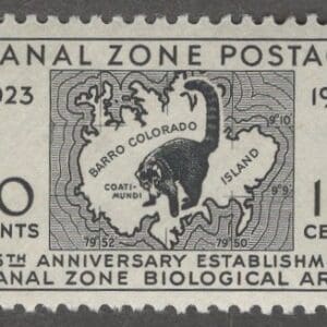 Scott# 141 CANAL ZONE "25th ANNIV. BIOLOGICAL AREA" MNH SINGLE
