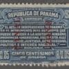 CANAL ZONE Scott# 62 "BOLIVAR'S TRIBUTE" USED SINGLE, NICELY CENTERED